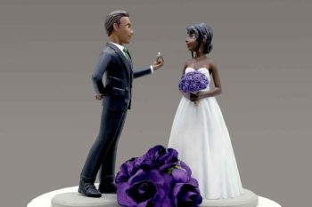 Custom Cake Topper Bride And Groom Animated Figures