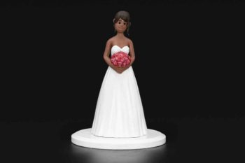 Custom Cake Topper Bride Cartoon Figure