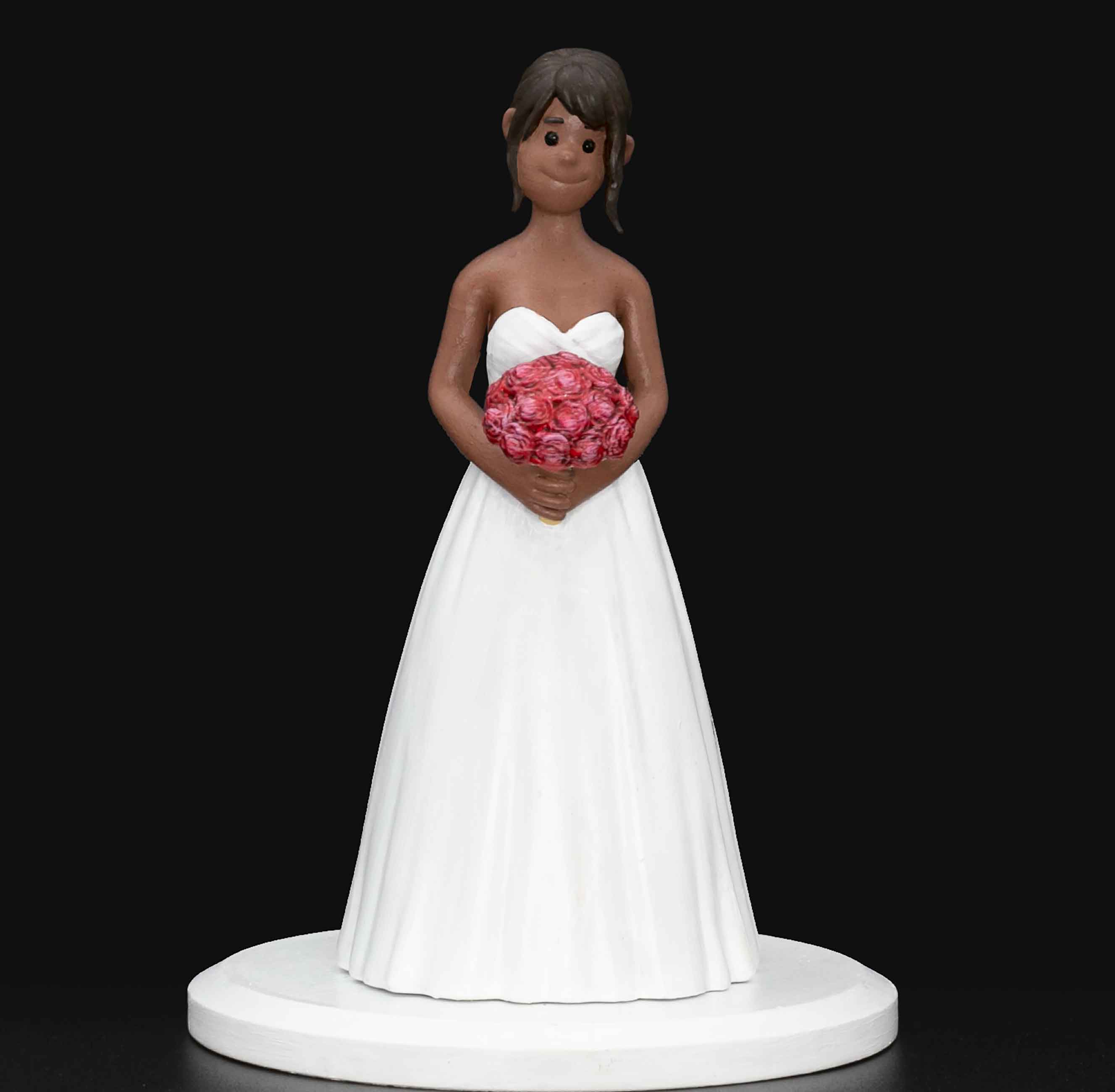 Custom Cake Topper Bride Figure